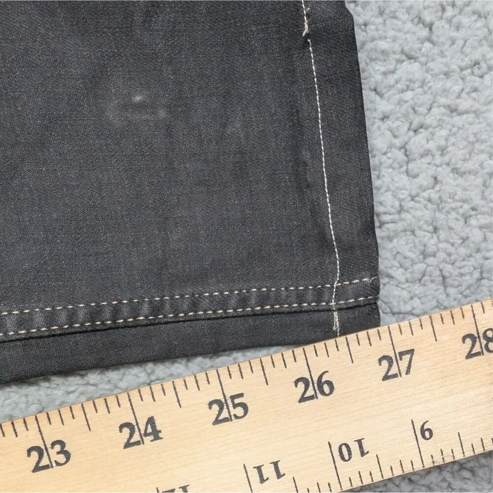 Emporio Armani Jeans Mens Size 28X27 Black J31 Slim Fit Jeans